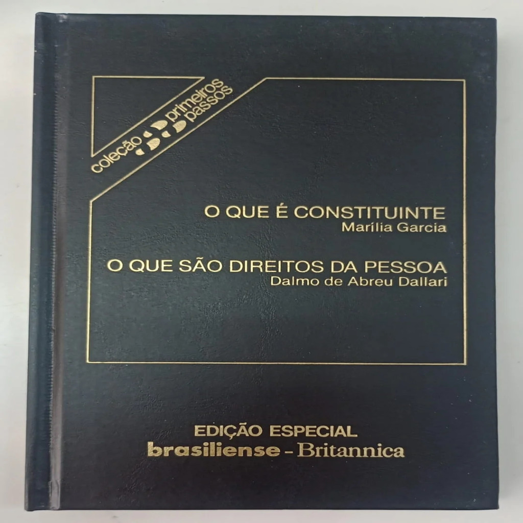 Col. Primeiros Passos - O que é Constituinte / O que são direitos da Pessoa autor Marília Garcia; Dalmo de Abreu Dallari