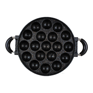 Takoyaki Forma Redonda Antiaderente 19 furos para Preparar Takoyaki - 27cm Diâmetro em Oferta na Shopee