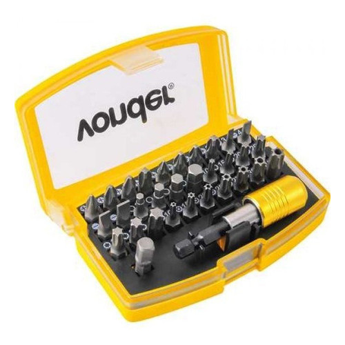 Jogo de bits/ponteiras com 32 peças encaixe sextavado 1/4" com engate rápido VONDER em Oferta na Shopee