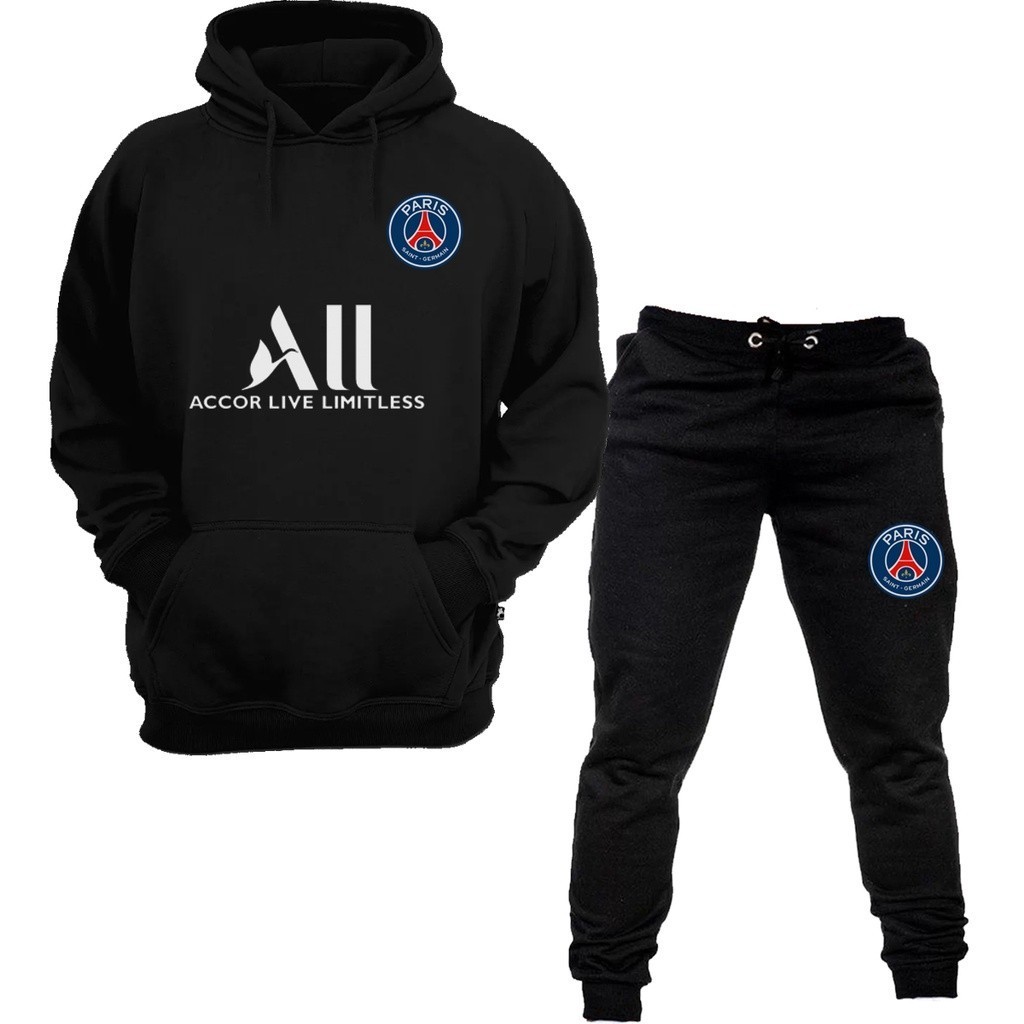 Conjunto moletom canguru time blusa de frio + calça lançamento em Oferta na Shopee