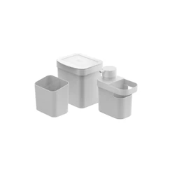 Kit sobre a pia Ou 3 peças Linha Trium Branco