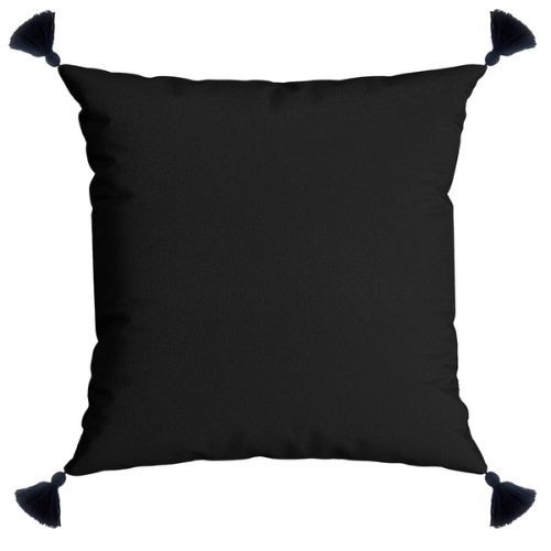 Almofada Tessel Preta Velveteen 746 43x43cm Belchior