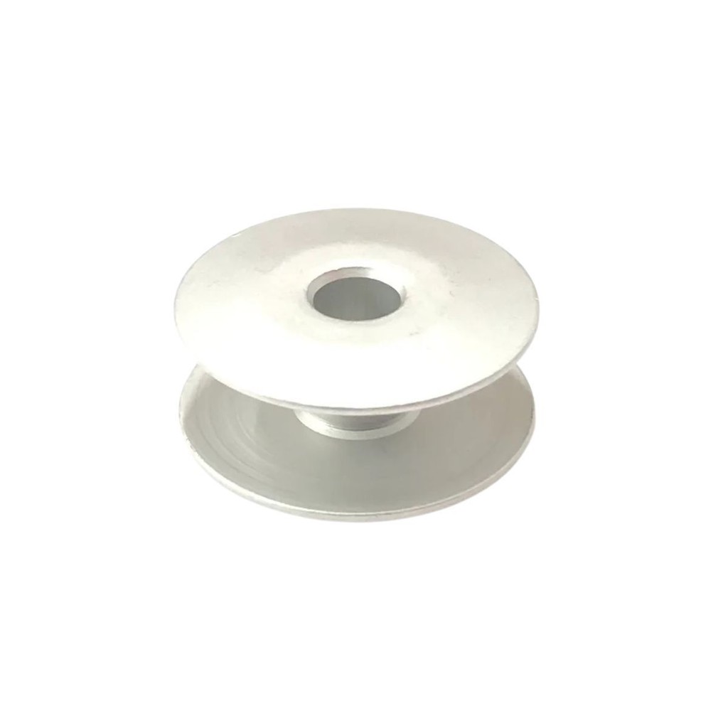 Carretilha Bobina Grande De Aluminio Para Costura Reta Transporte Triplo - [239729]