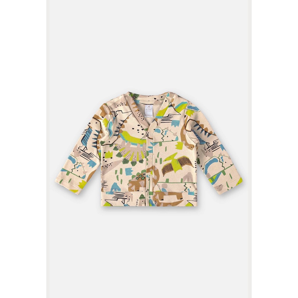 Cardigan em Suedine Bebê Menino Up Baby em Oferta na Shopee