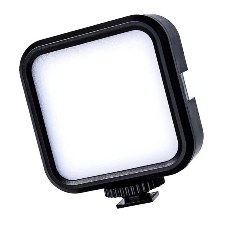 Li * LED Luz Vídeo Para Montagem Câmera Caixa Iluminação Suporte 3 Portas Sapata Fria Vlog