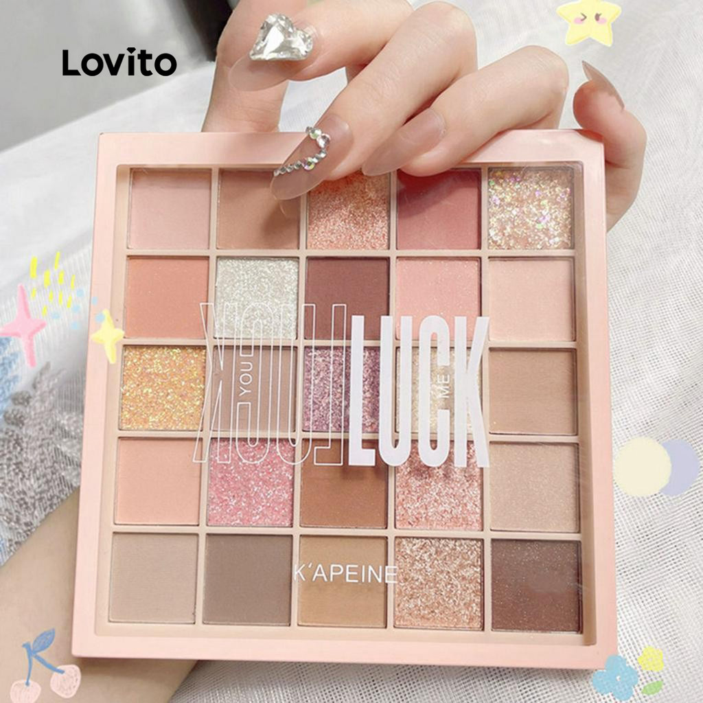 Lovito Sombras Casuais Lisas De Alta Saturação Sem Diferença De Cor Para Mulheres LCS09086 em Oferta na Shopee