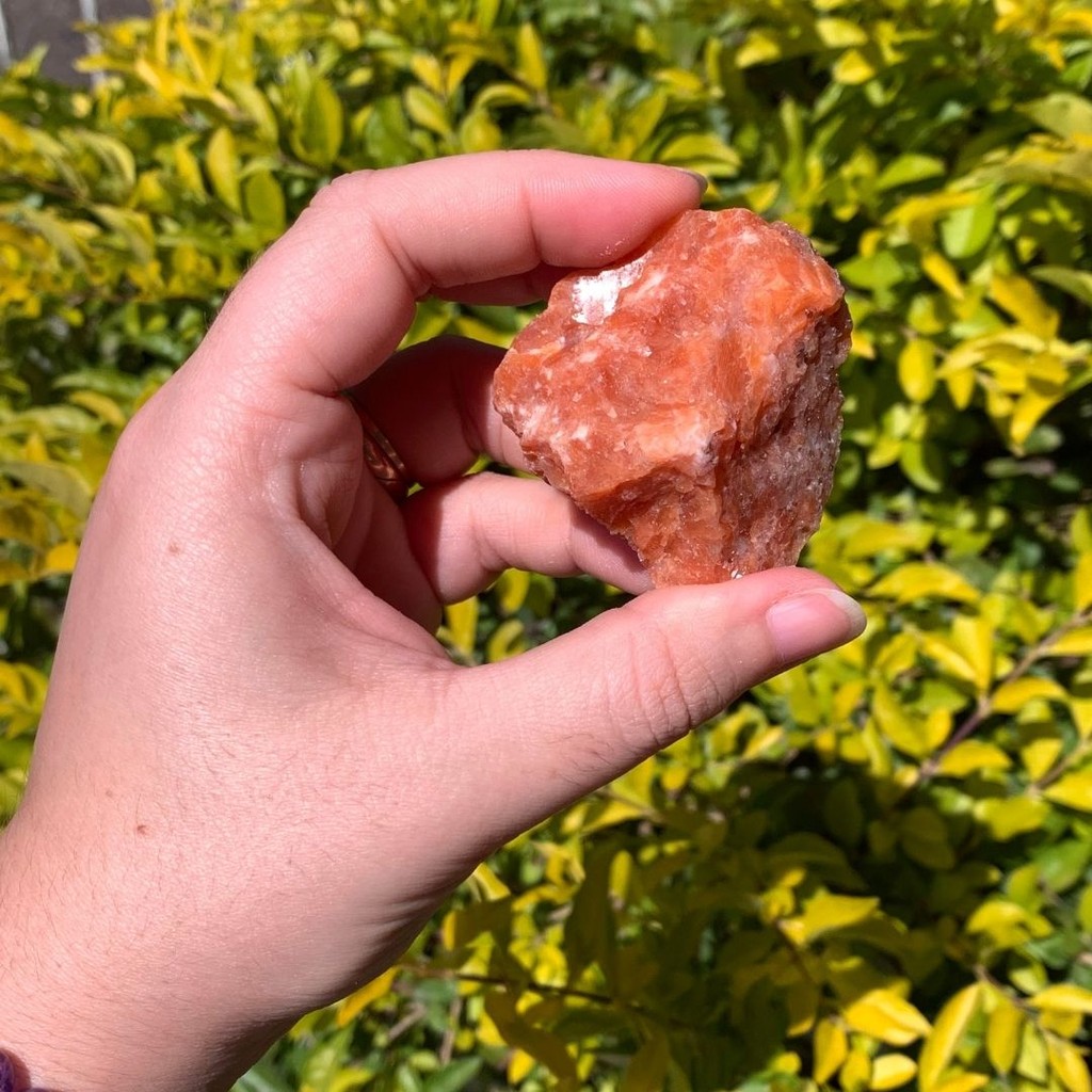 Calcita Laranja Bruta - Escolha o Tamanho