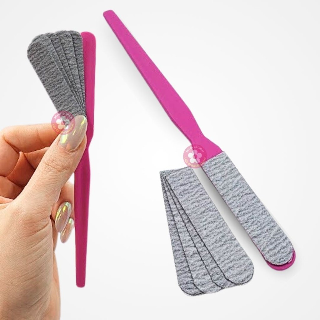 Base para lixa refil de unha Cels com 5 lixas em Oferta na Shopee