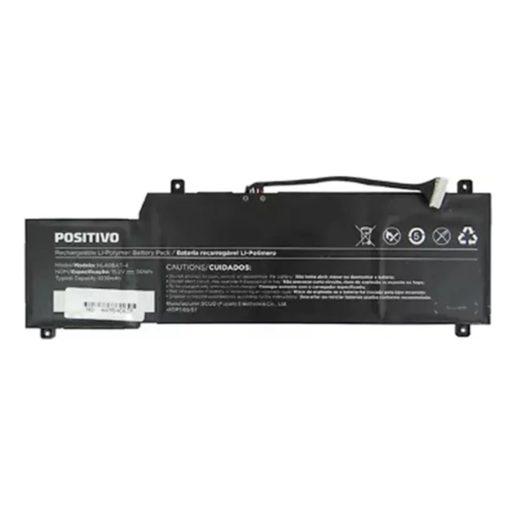 Bateria Notebook Positivo Master N4340 Nl40bat-4 15.2v 50wh