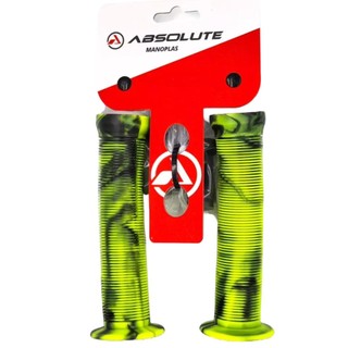 Manopla Absolute Bmx Colorida Manobras Grau Plug 145mm em Oferta na Shopee