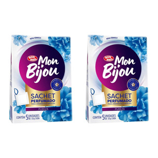 Kit 2 Unidades Perfurmador de Roupa Sachê Pureza Mon Bijou em Oferta na Shopee