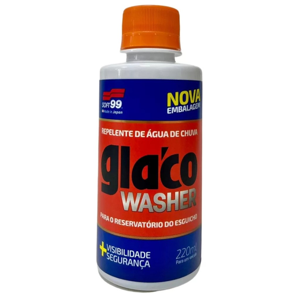Glaco Washer Repelente Água Reservatório Esguicho 220ML - Soft99 em Oferta na Shopee