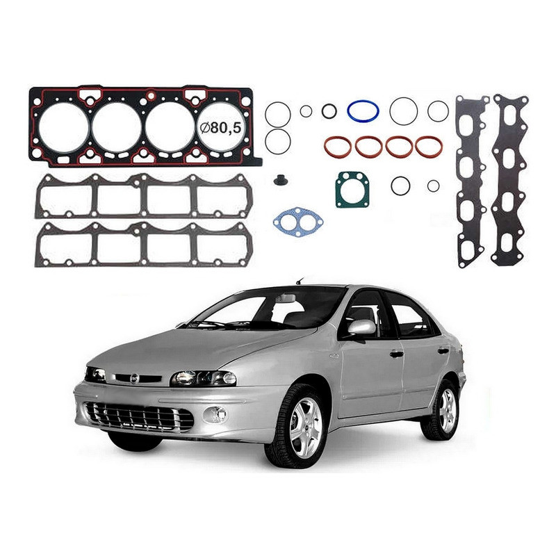 Jogo Junta Cabeçote Bastos Brava 1.6 16v 1999 A 2003 em Oferta na Shopee