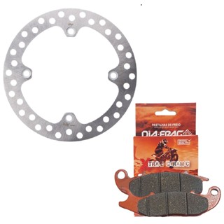 Disco de Freio Dianteiro Xre Sahara 300 2024-2026 + Pastilhas Diafrag (Cerâmica) em Oferta na Shopee