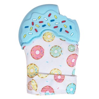 Massageador de Gengivas Bebê Luva Donut Azul Alívio e Diversão - Castela em Oferta na Shopee