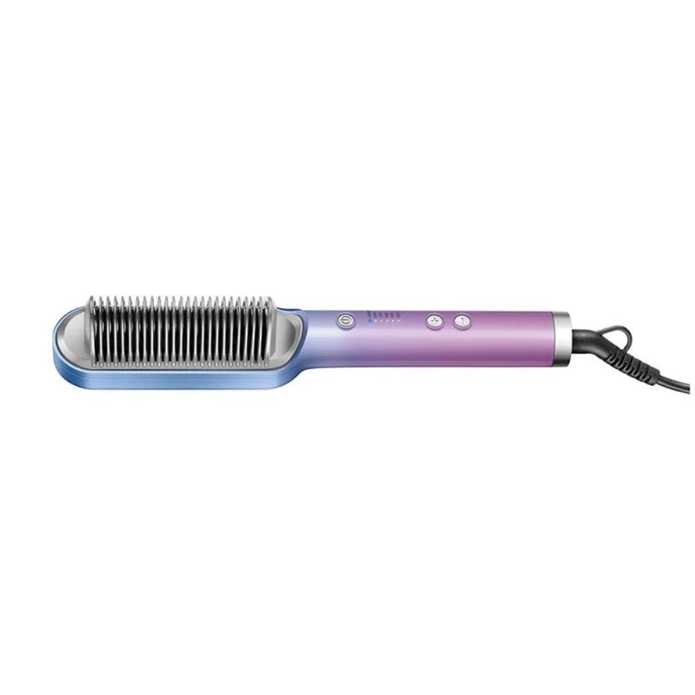Escova Alisadora Mondial By Juliette EA-JU-03 36W com Tourmaline Azul/Rosa Bivolt em Oferta na Shopee