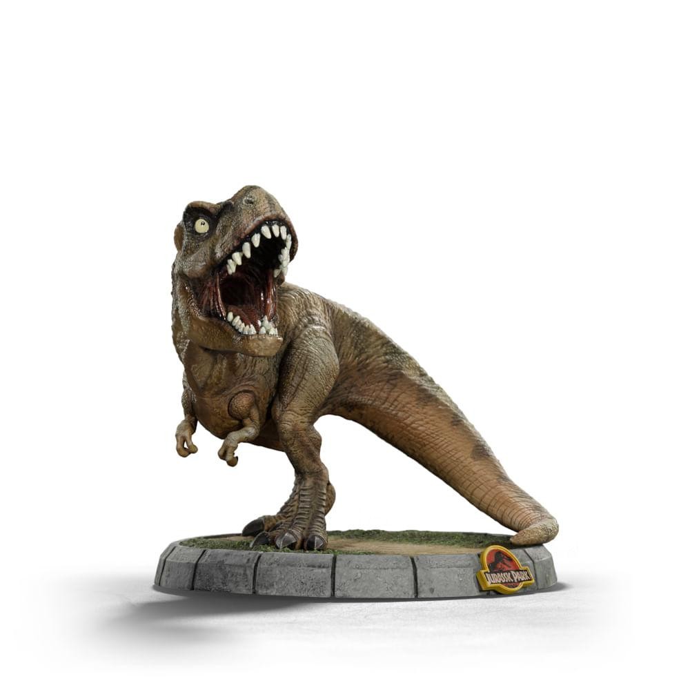T-Rex 30TH Anniversary  Jurassic Park MiniCo Iron Studios em Oferta na Shopee