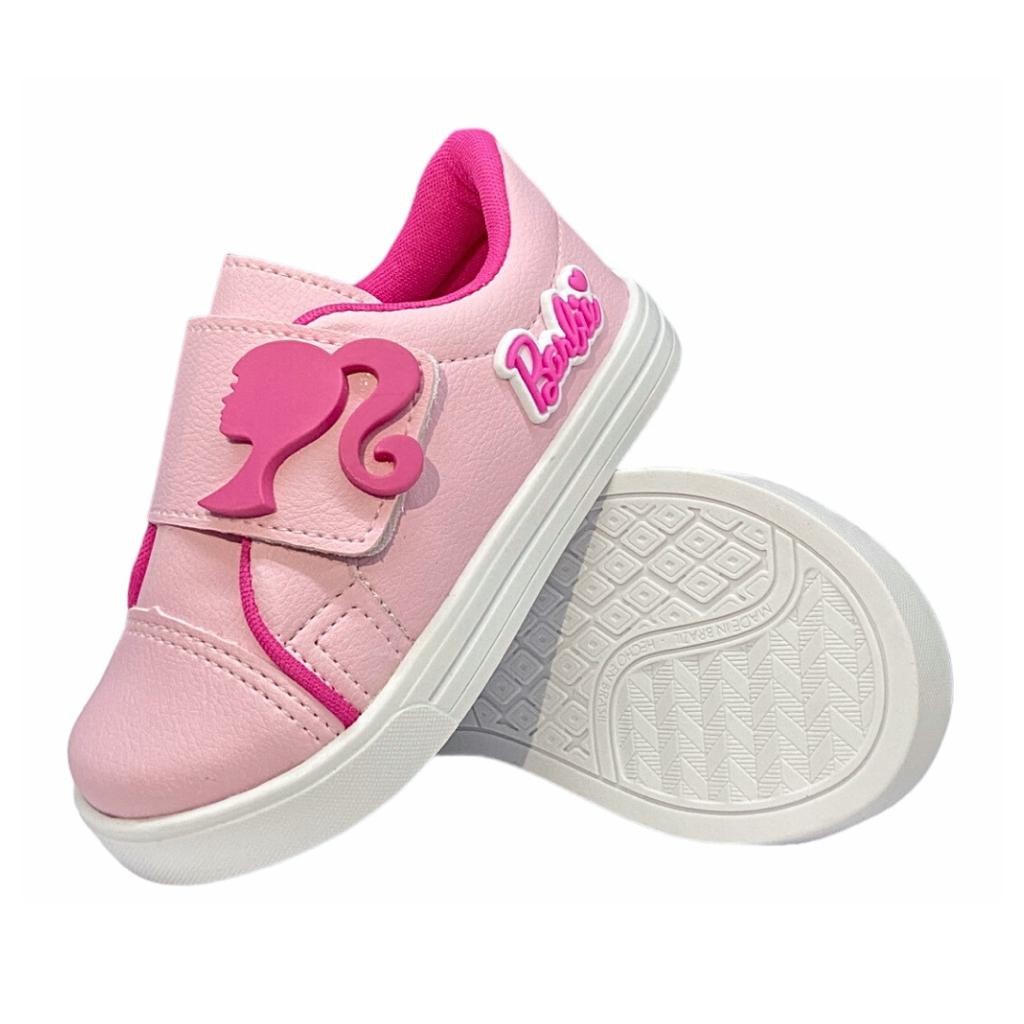 Tenis  Infantil Menina Rosa Confortavel 20 Ao 34