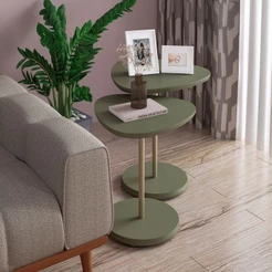 Mesa Canto Bia Kit 2 Peças 100% Mdf