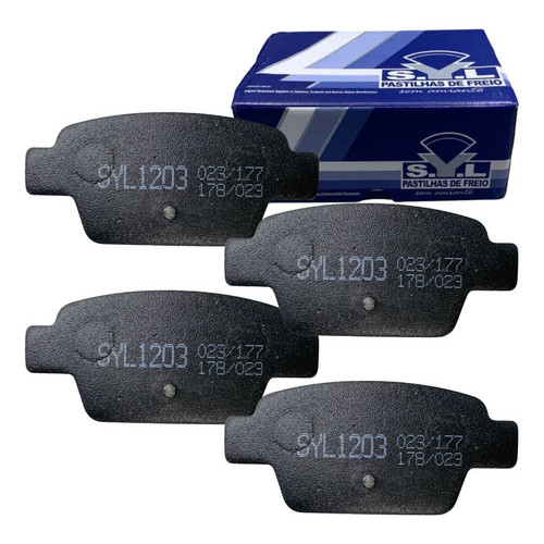 Kit Pastilha Freio Traseira Syl Bravo Linea Tjet Stilo 2002 2003 2004 2005 2006 2007 2008 a 2011 em Oferta na Shopee