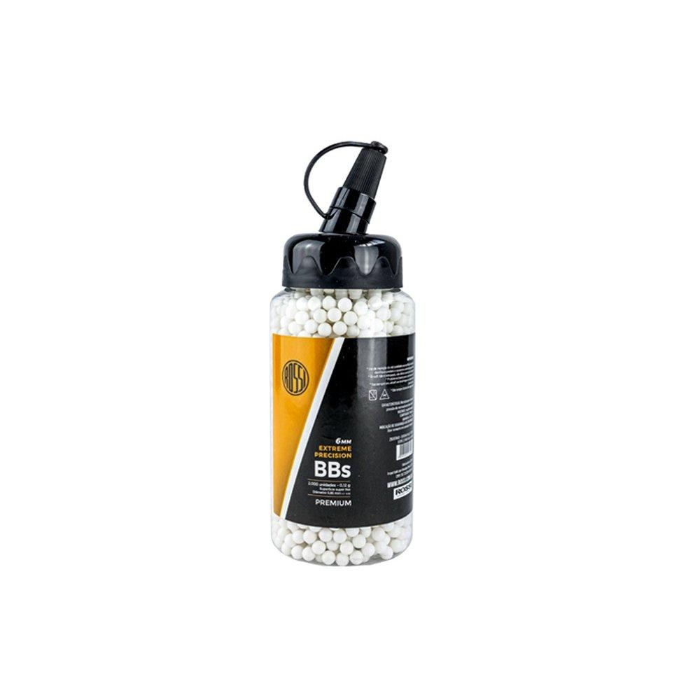 Esfera Munição para Airsoft BBs 0.12 Rossi Pote com 2000 em Oferta na Shopee
