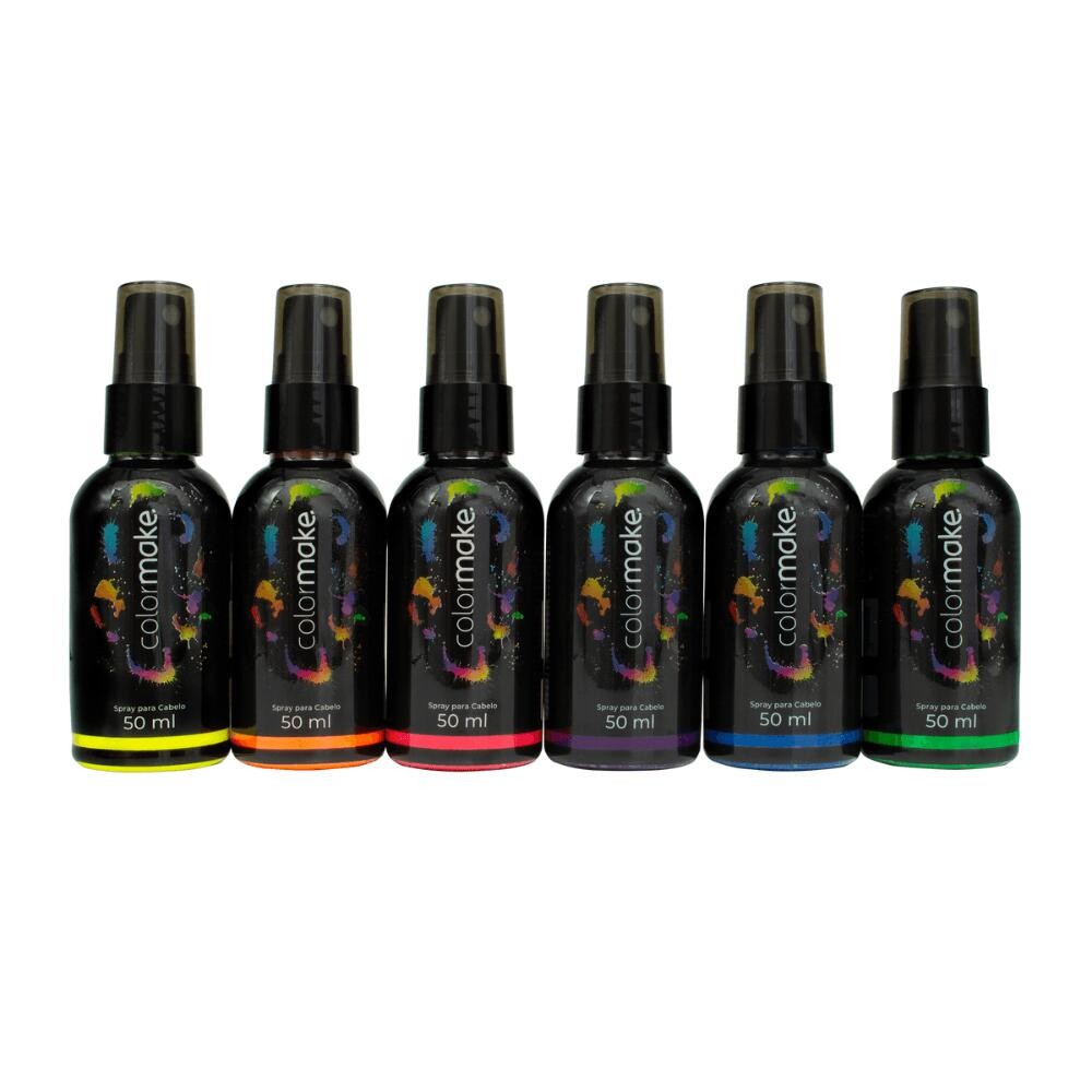Spray Para Cabelo Color Make 50Ml  Cores Vibrantes E Temporárias


 - Beauty