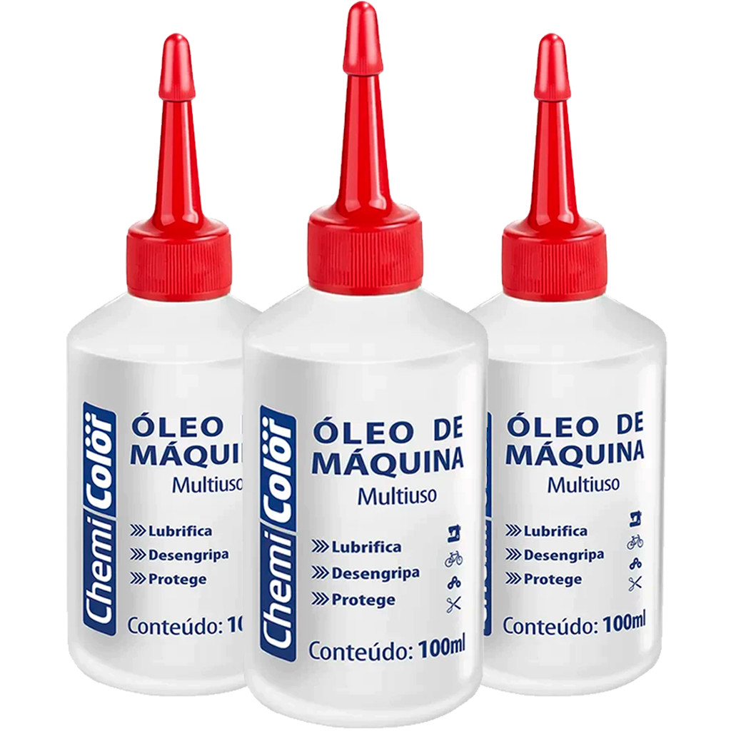 Kit 3 Óleo Multiuso Lubrificante Máquina Costura Fechadura Bicicleta Moto Corrente Peças Uso Geral em Oferta na Shopee