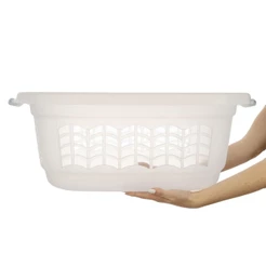 Cesto de Roupas Plástico Transparente 32L Hydrus Sanremo