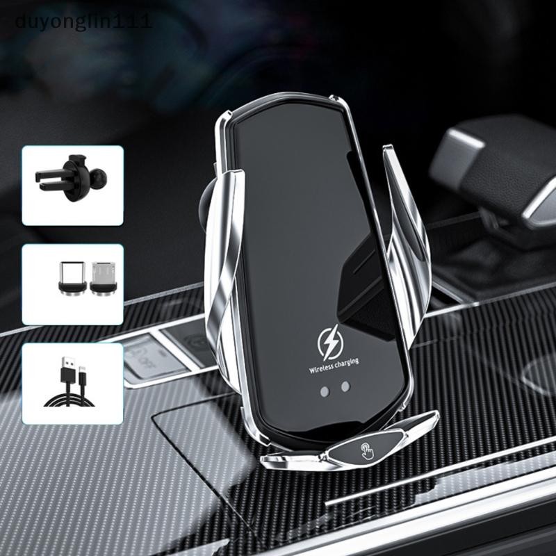 (duyonglin111) Carregador Sem Fio De Telefone Para Carro Com Sensor Inteligente 15W Suporte Fixação Automática E Todos H em Oferta na Shopee