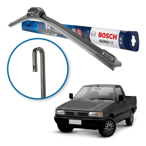 Palheta Limpador Parabrisa Bosch Original Fiorino 88 A 2013 em Oferta na Shopee