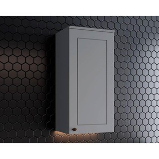 Armário Aéreo Cozinha Modulado Americana c/ 1 Porta 40cm Cinza - Henn em Oferta na Shopee