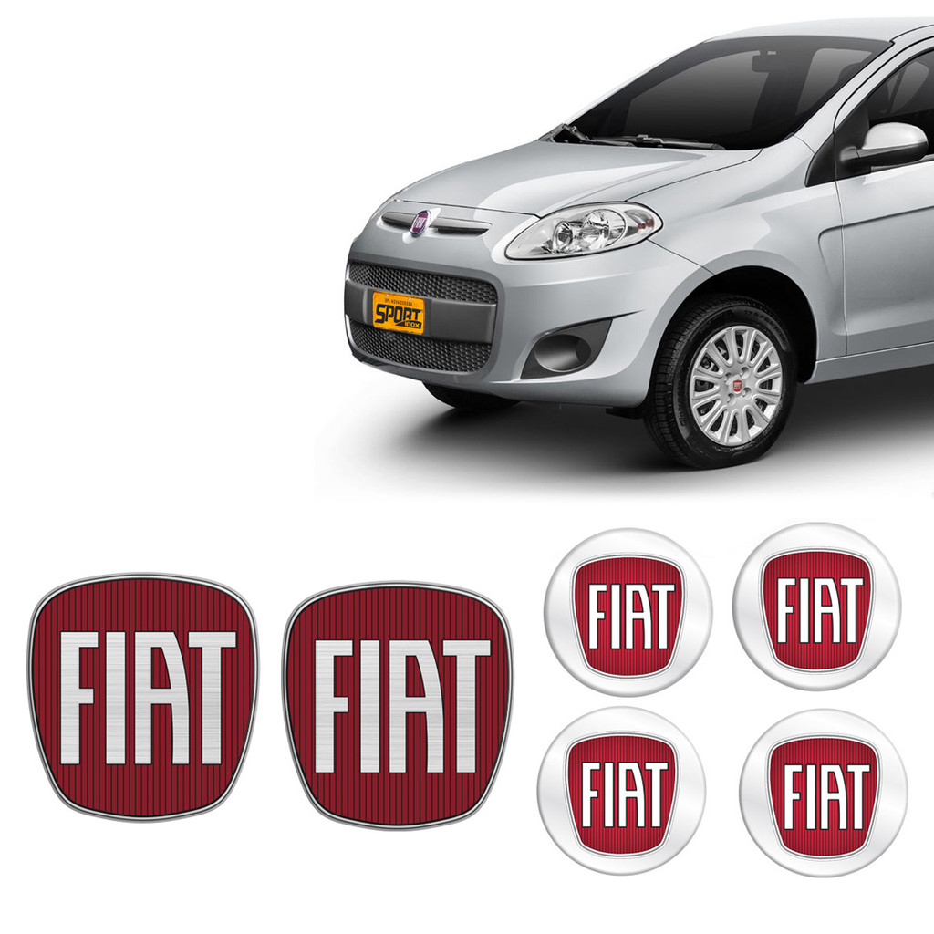 Adesivos Para Fiat Novo Palio 2012/2017 Vermelho - Generico em Oferta na Shopee