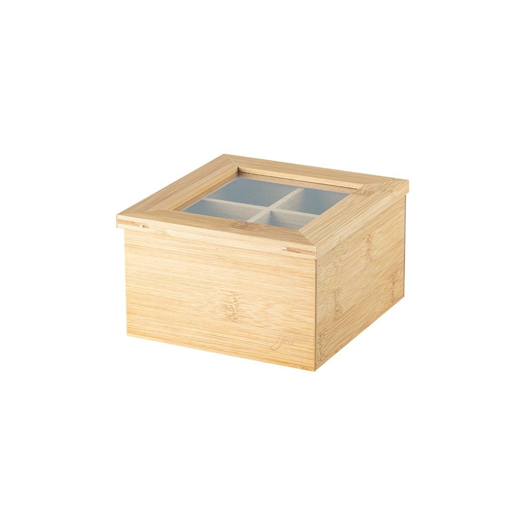 Organizador de chá Ou 4 divisórias Linha Sense em Oferta na Shopee