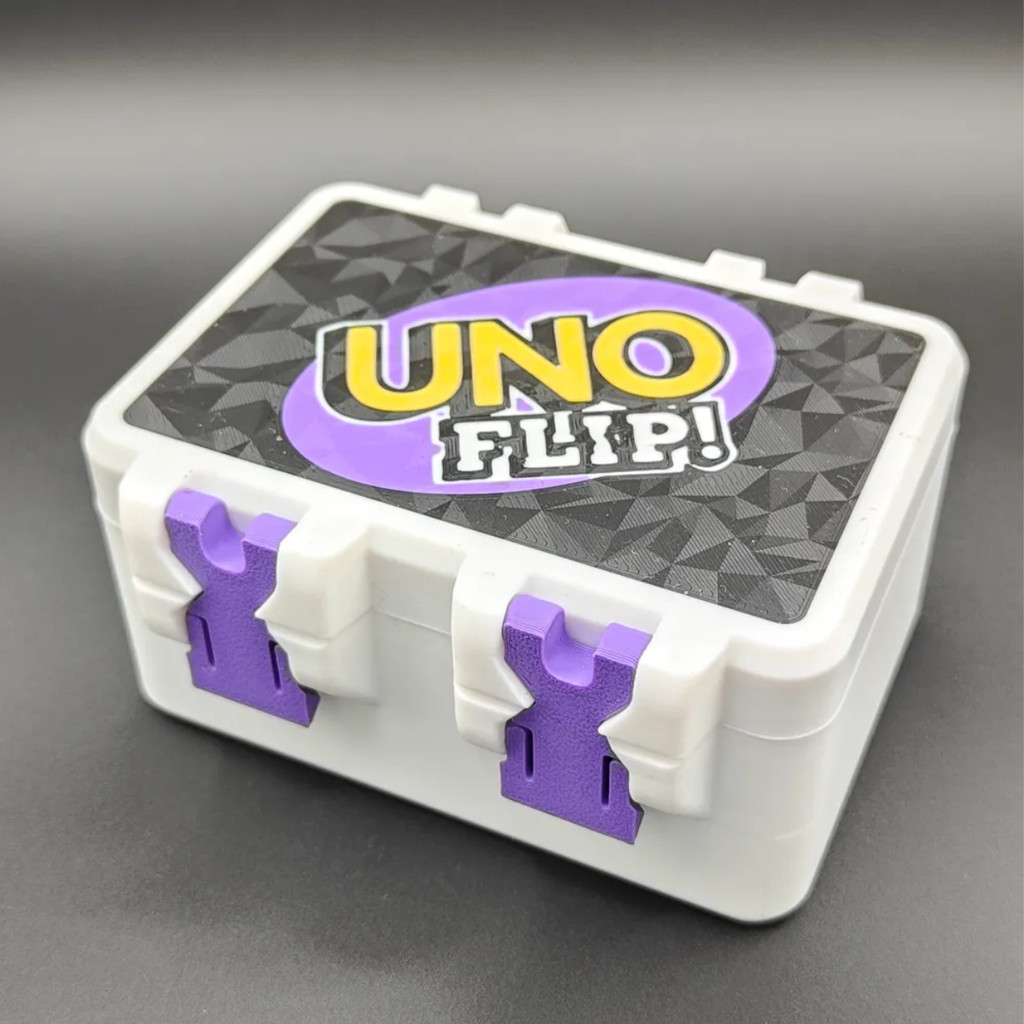 Caixa Box para Uno Flip Baralho Jogo Uno Box Proteção Organizador