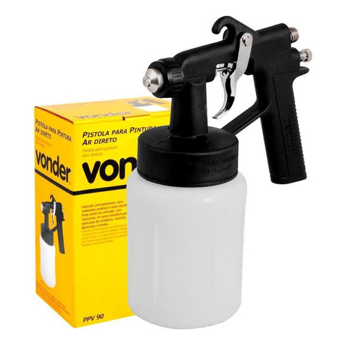 Pistola para Pintura PPV90 Ar Direto com Caneca 600ml Vonder