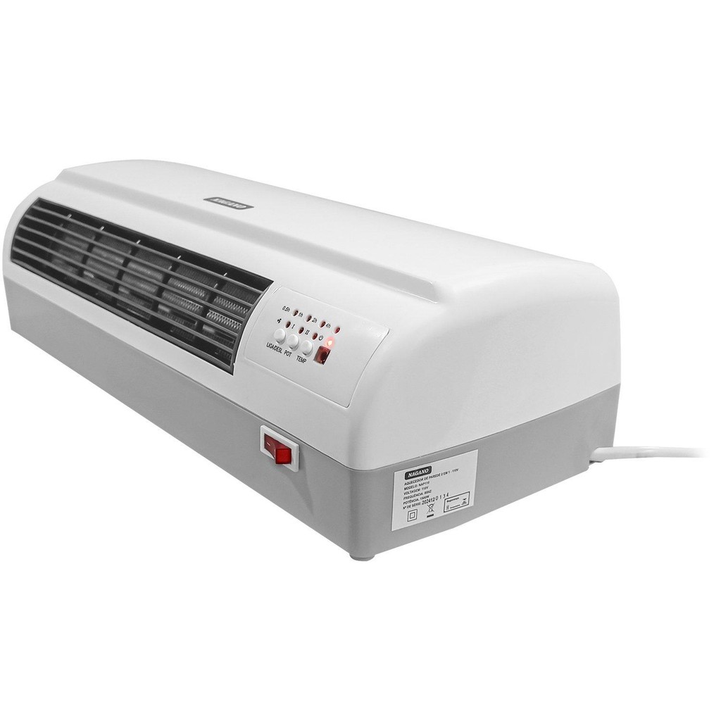 Aquecedor de Parede Elétrico 2 em 1 com Timer 2000W 220v · foto 2