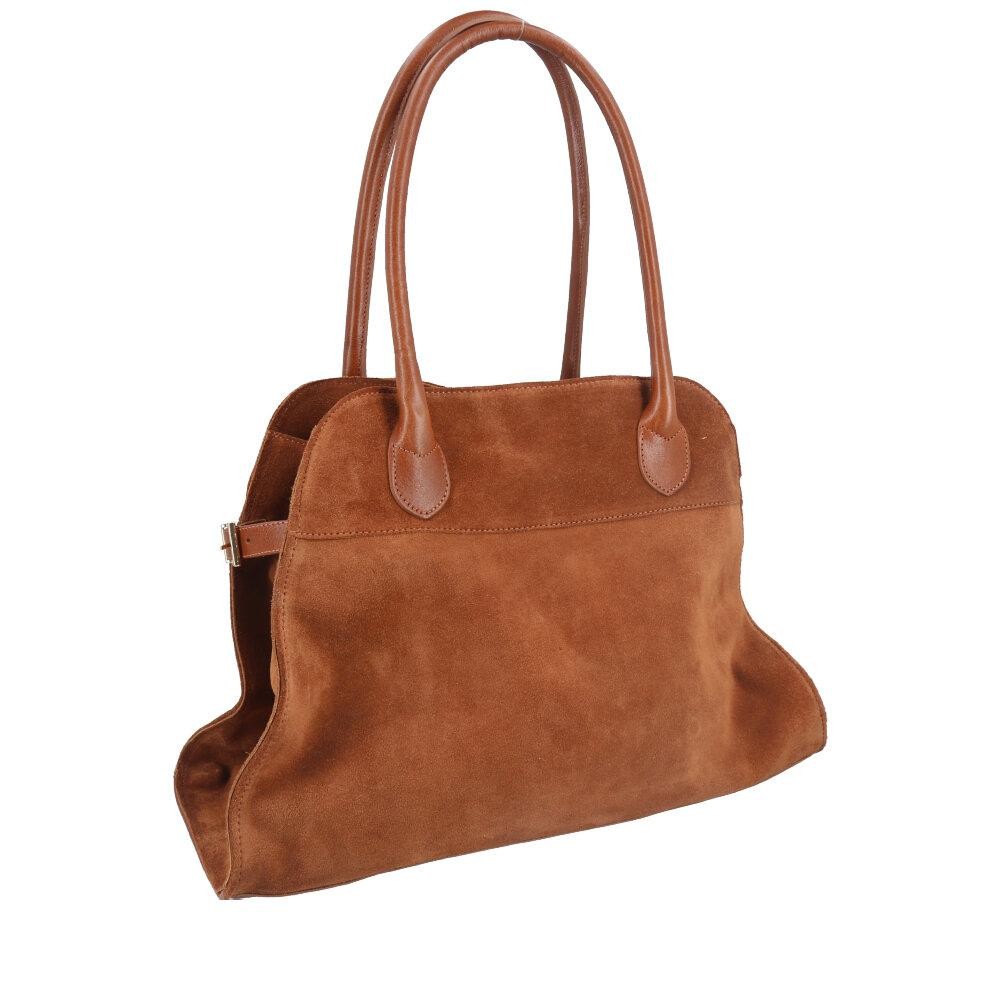 Bolsa Feminina em Couro com Alça de Ombro Fixa Bauarte