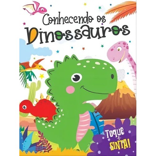 Toque e Sinta  Conhecendo os Dinossauros em Oferta na Shopee