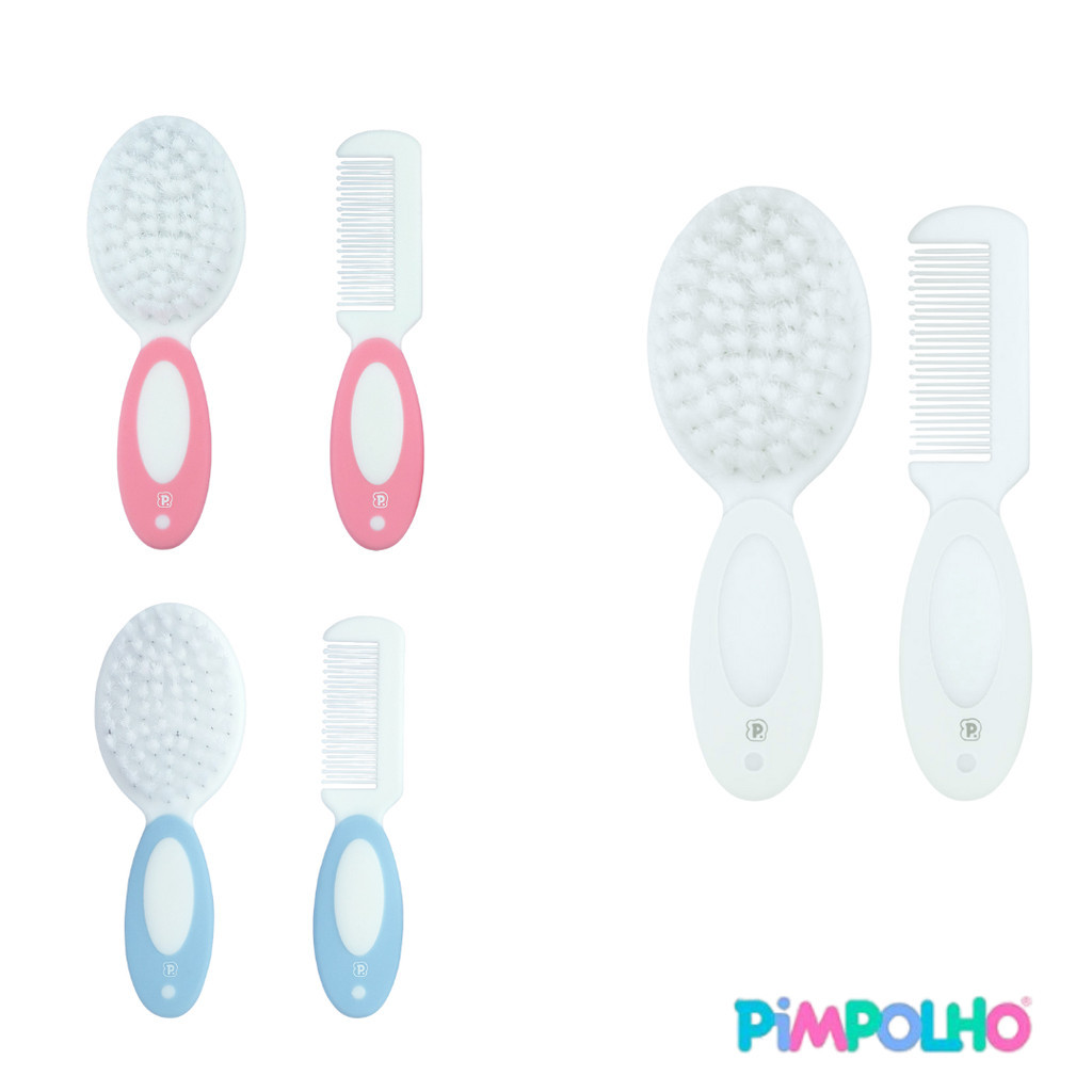 KIT ESCOVA E PENTE PARA BEBE