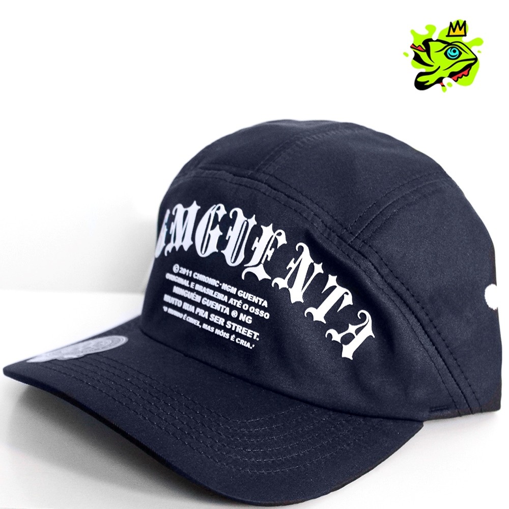 Boné Chronic Five Panel "Ngm Guenta" Azul Marinho