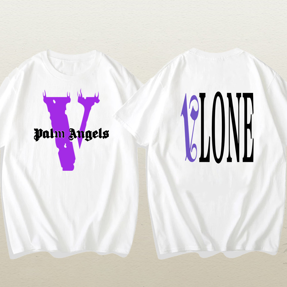 Camiseta Unisex Palm Angels "VLONE Bear" Purple Edition