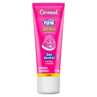 Gel Dental Carmed Fini Beijos 70G em Oferta na Shopee