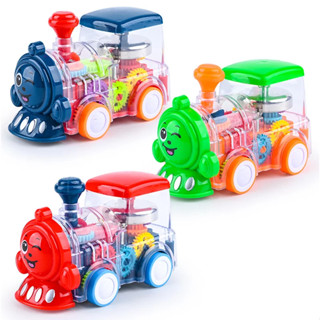 Super Trenzinho de Engrenagens Com Luz e Som Colorido- Brinquedo Divertido para Crianças em Oferta na Shopee