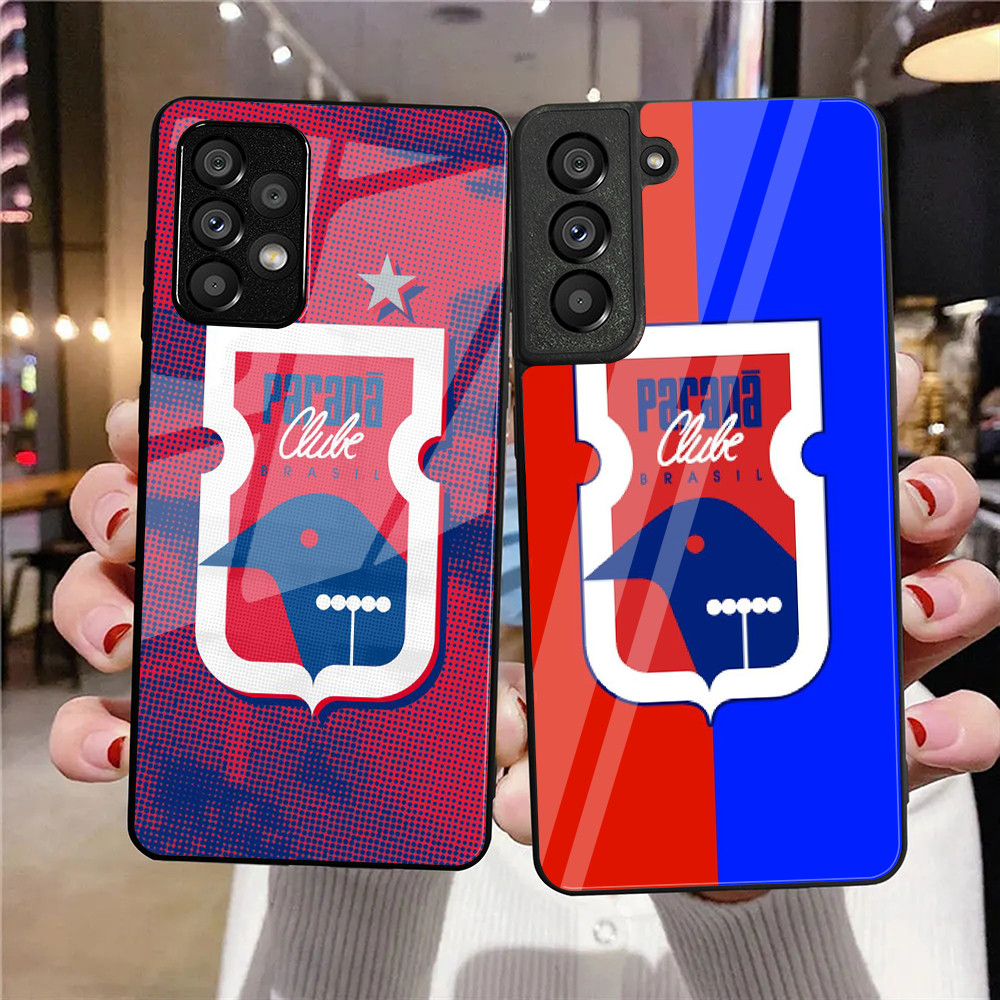 parana clube 01 Capa De Telefone De Vidro Temperado Para Samsung Galaxy A10 A14 A16 A25 A35 A22 4G A32 A33 A34 A40 A42 A