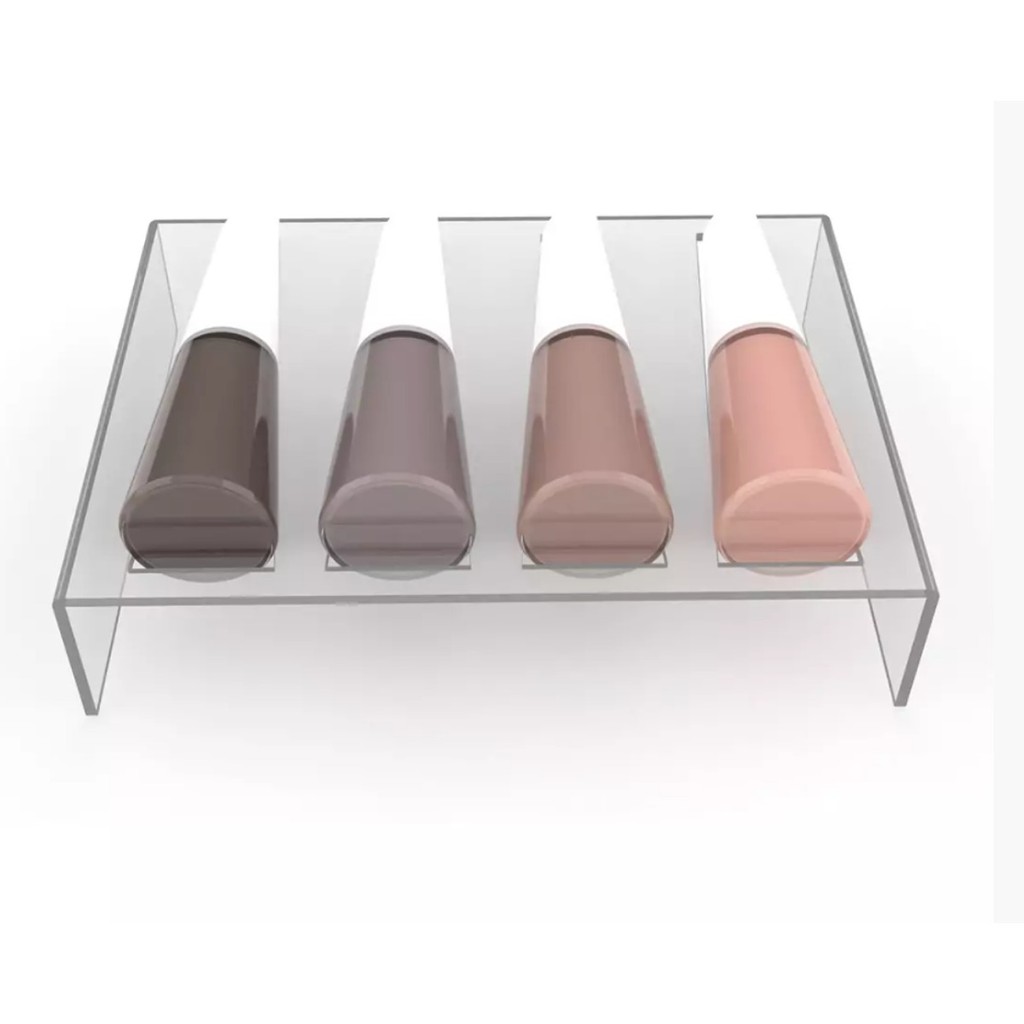 Suporte para Esmalte em Acrílico 3mm Expositor de Bancada