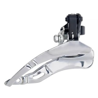 Câmbio Dianteiro Bicicleta Sunrace 3x7v 31.8/28.6 Puxa Cima Mtb em Oferta na Shopee