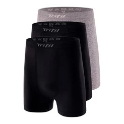 Kit com 3 Cuecas Boxer Trifil 4411 Plus Size Colorido