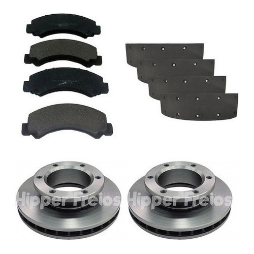 Kit Freio Disco Pastilha Lona Foton Aumark 1039 2014 A 2021