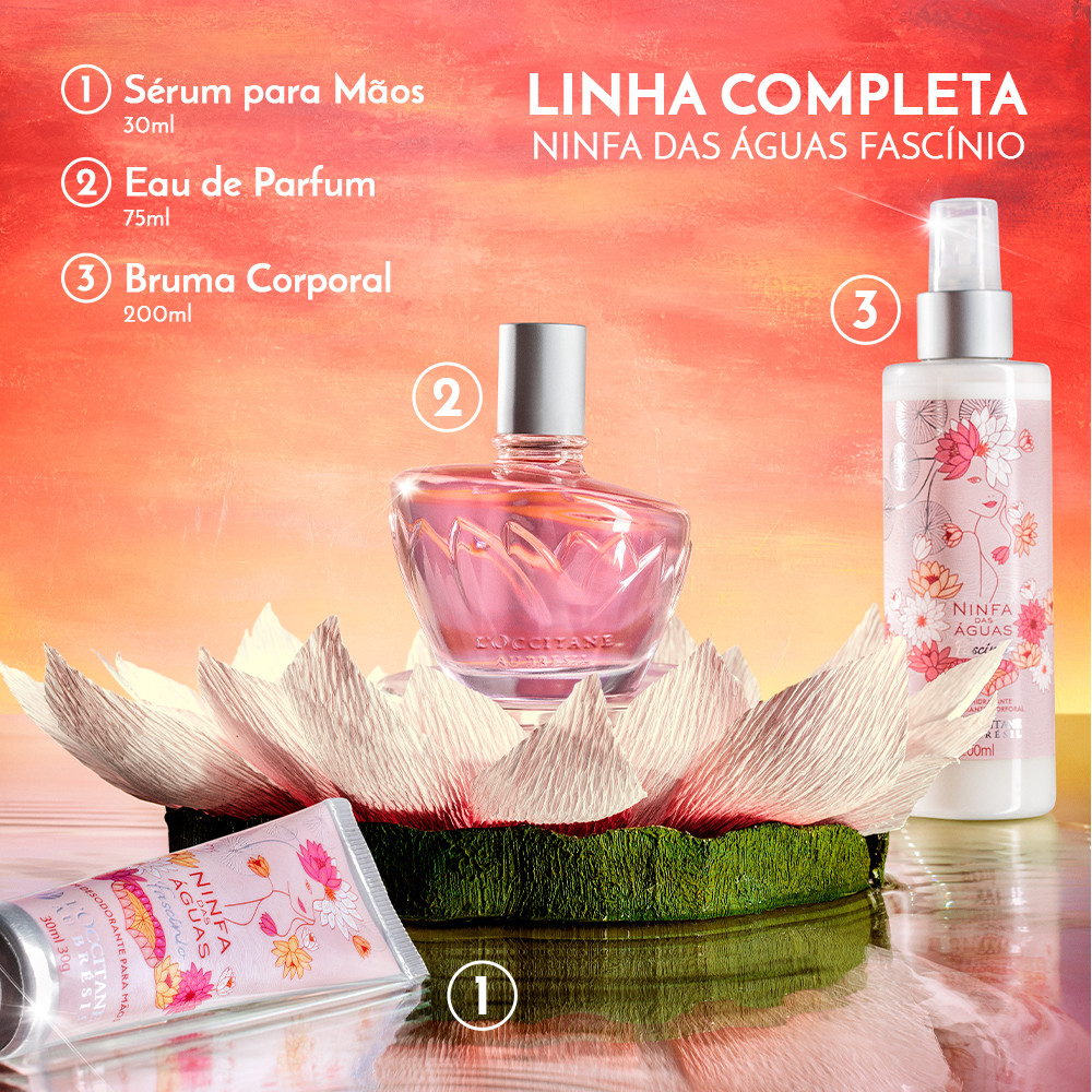 Detalhes do Sérum Desodorante para Mãos Ninfa das Águas Fascínio 30ml