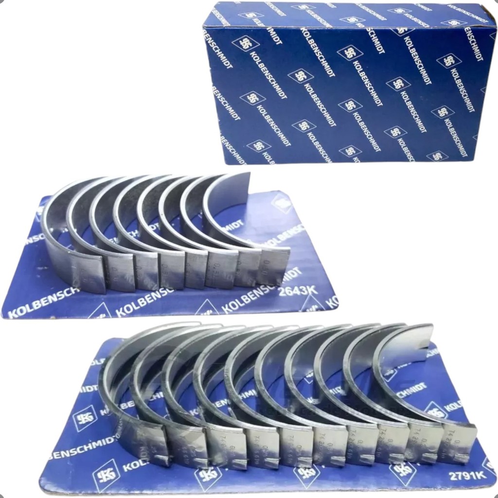 Kit Bronzina De Mancal e Biela Casquilho Fixo e Movel Gol Voyage G5 G6 Fox 1.0 8v Ea111 2009 A 2016